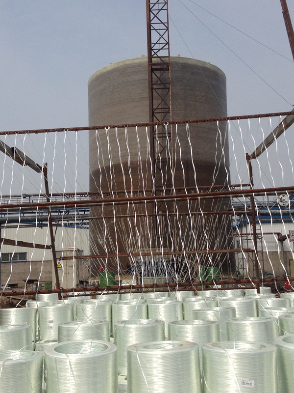 現(xiàn)場制作纖維增強復合材料纏繞大罐